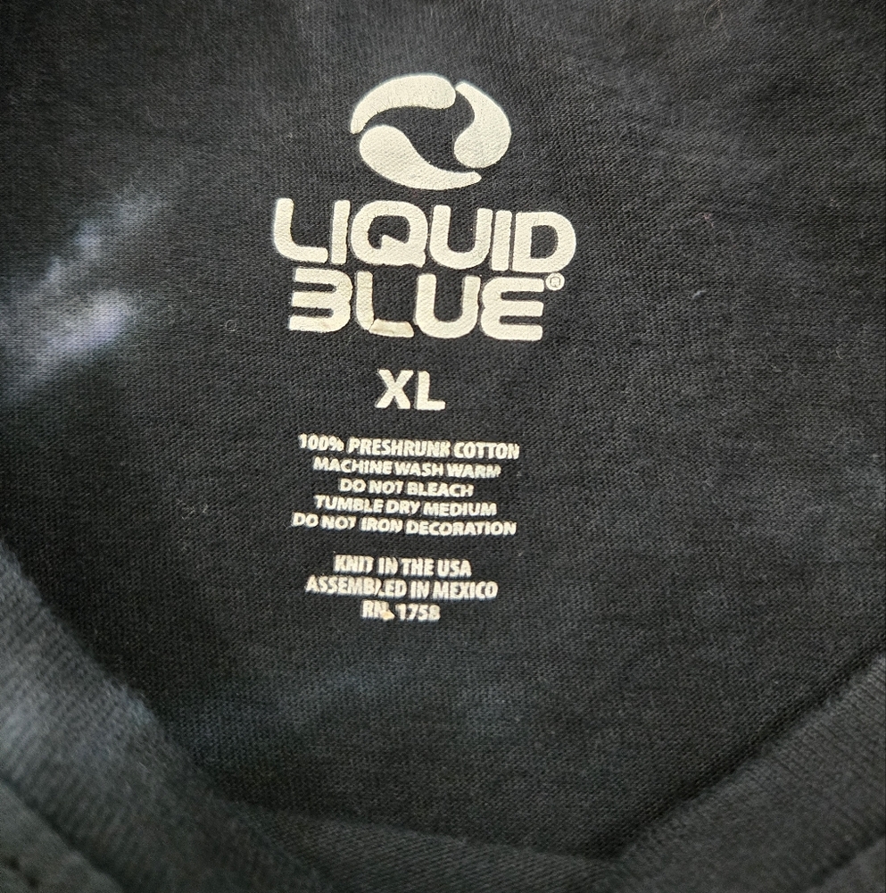 Liquid Blue The Beatles - Apple Logo Tie Dye Junior T-Shirt Size XL Vintage 2006 - Picture 3 of 8